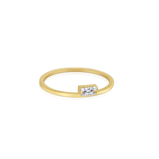 SQUARE CZ RING