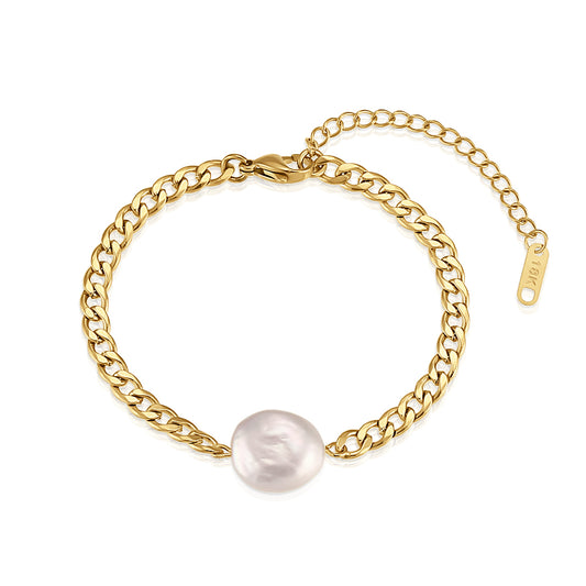 BOLD FRESHWATER PEARL BRACELET