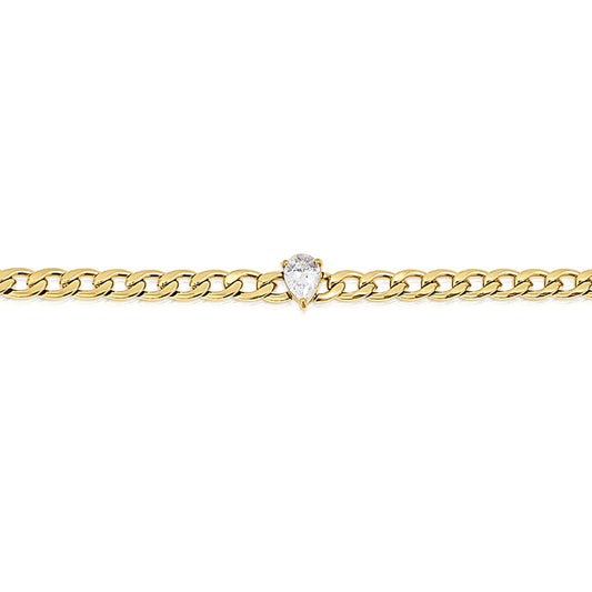 TEARDROP CZ BRACELET