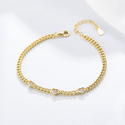 TRIPPE HEARTED BRACELET